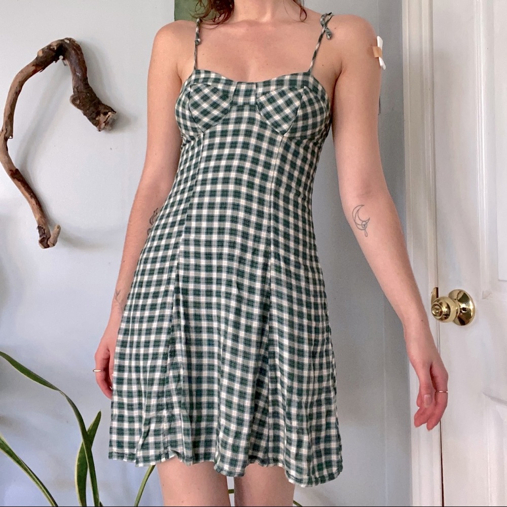 🍃Plaid Mini Dress 🍃